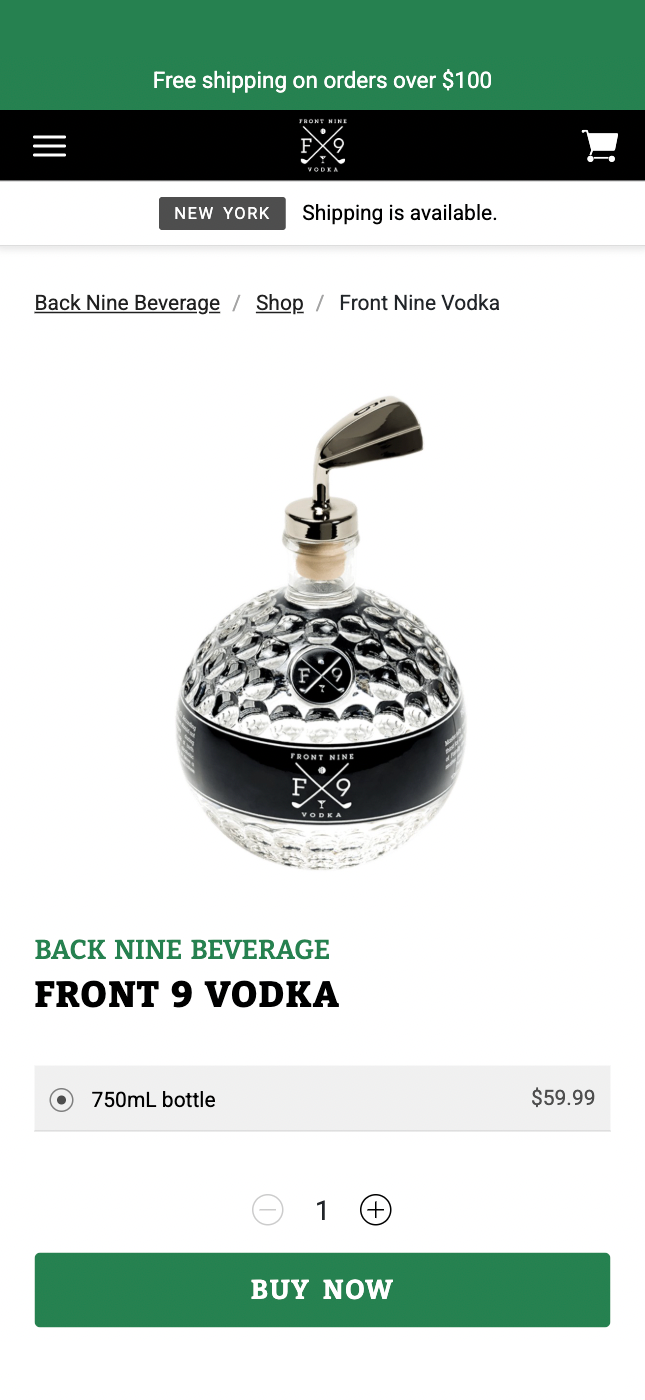 Product page